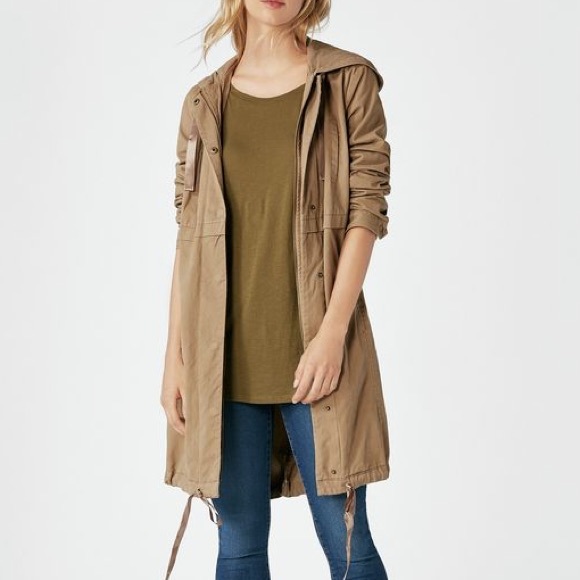 F21 Lightweight Trench Coat - Picture 3 of 4